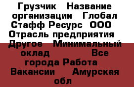 Грузчик › Название организации ­ Глобал Стафф Ресурс, ООО › Отрасль предприятия ­ Другое › Минимальный оклад ­ 35 000 - Все города Работа » Вакансии   . Амурская обл.